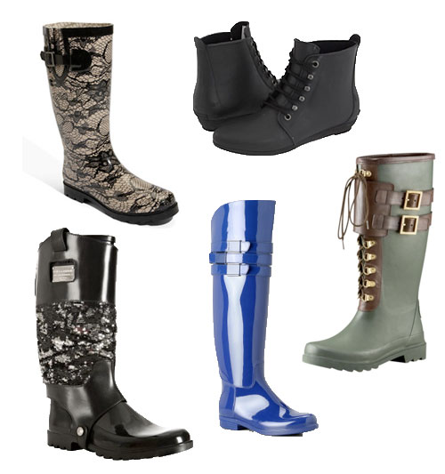 chic rain boots